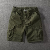 Combat Military Cargo Shorts Army Green, XS - Streetwear Shorts - Slick Street