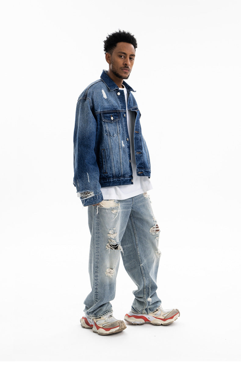Kairo Denim Jacket , - Streetwear Jacket - Slick Street