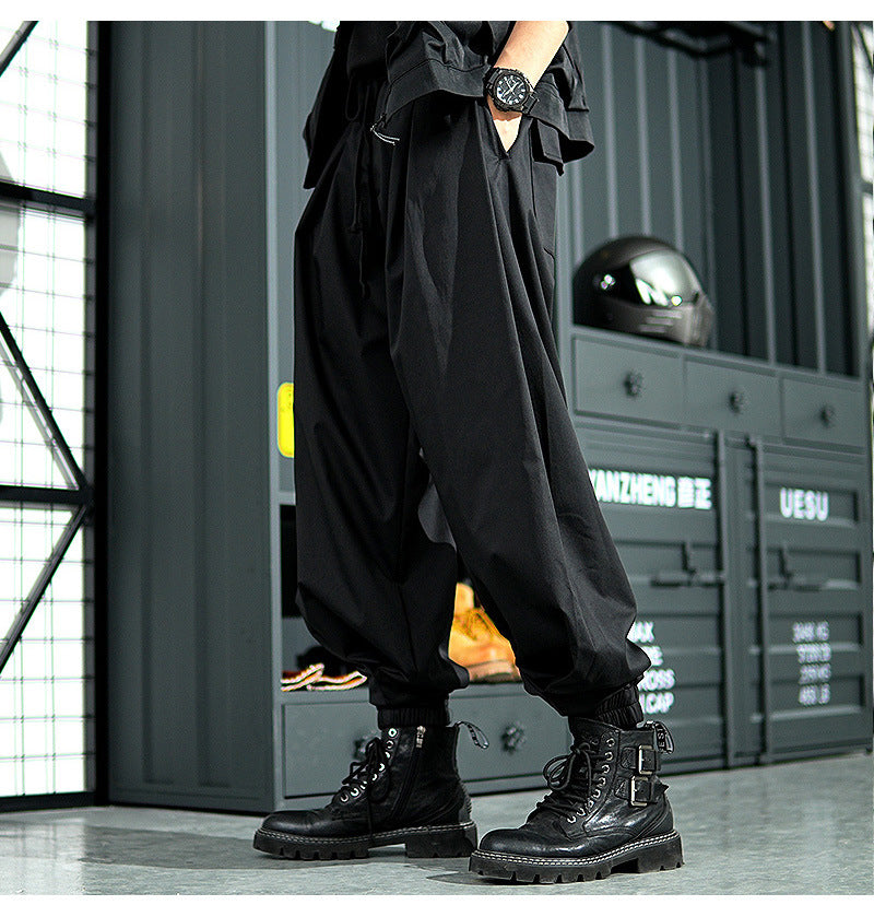 Japanese Dark Lantern Pants , - Streetwear Pants - Slick Street