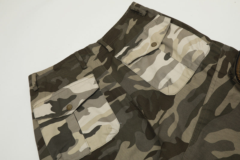 Haze Camo Cargos , - Streetwear Cargo Pants - Slick Street