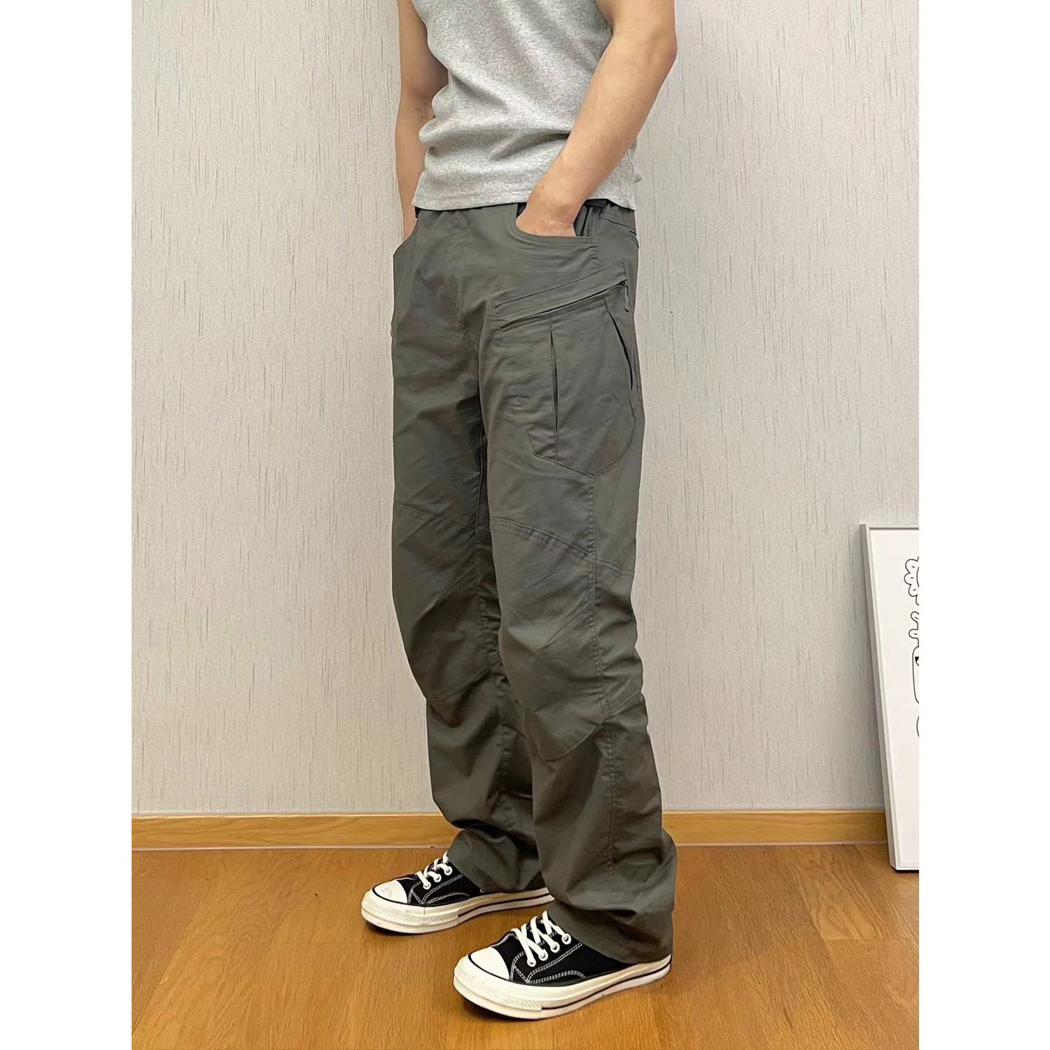 Kayu Hermit Tactical Cargo Pants , - Streetwear Cargo Pants - Slick Street