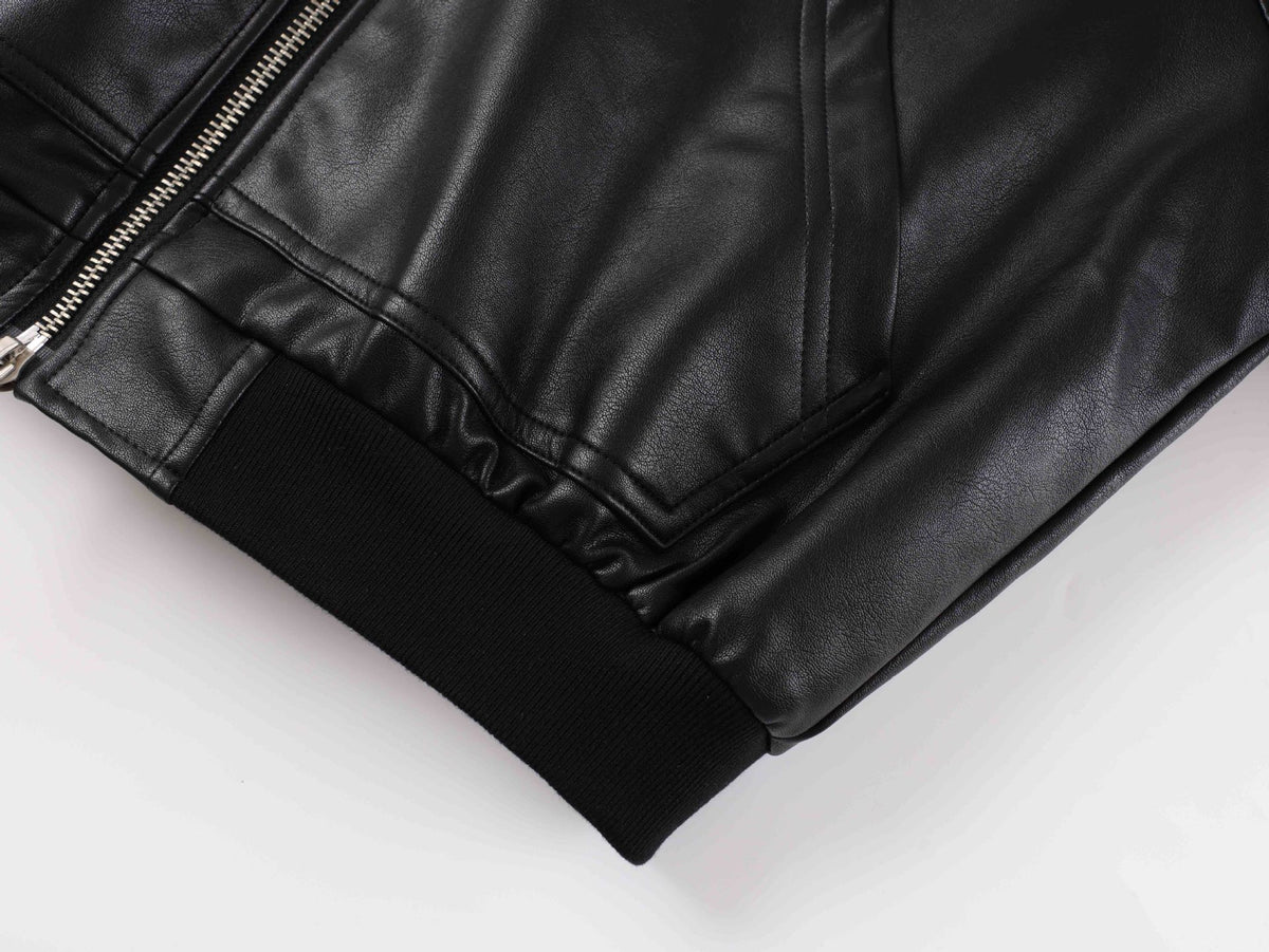 Galen Faux Leather Jacket