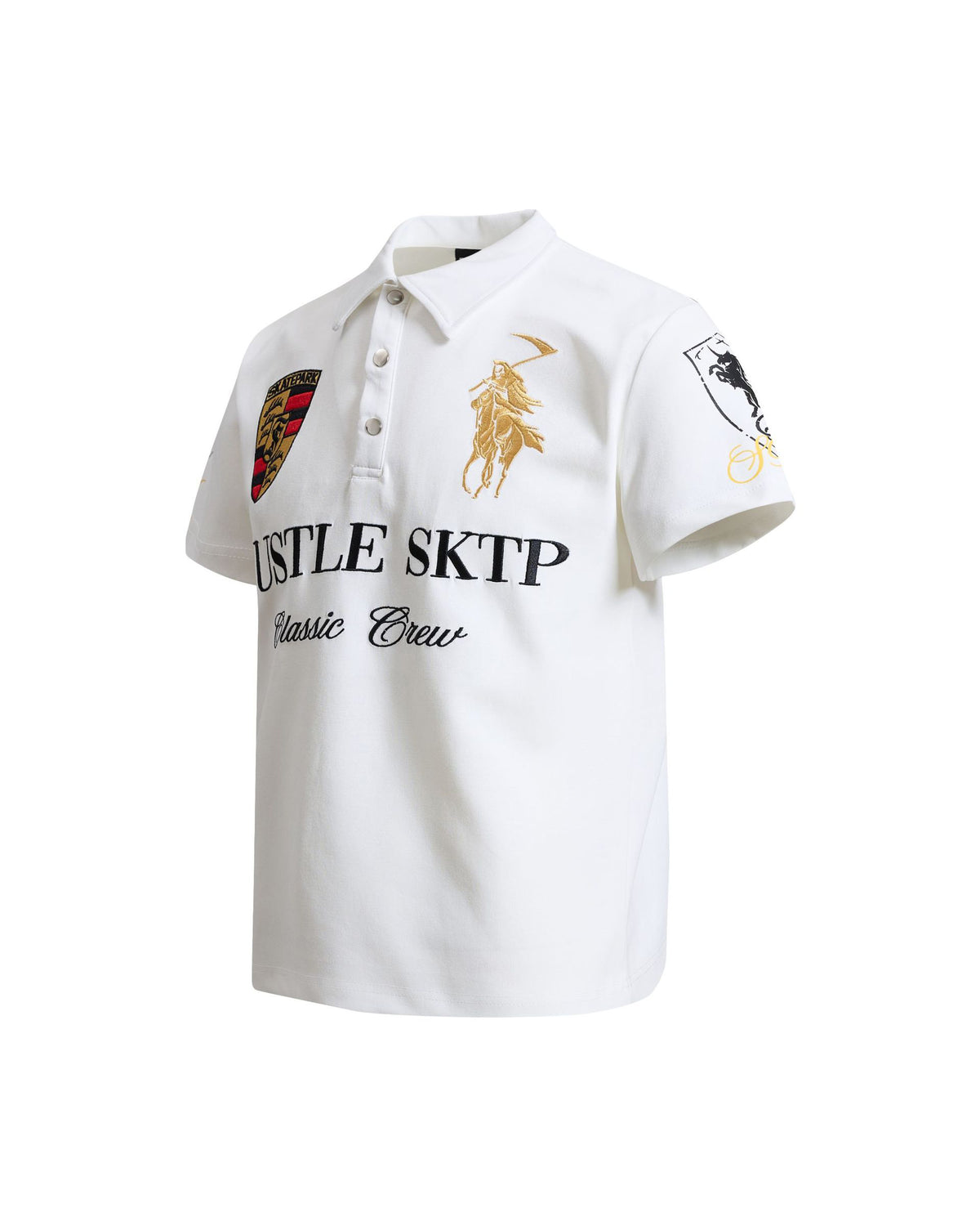 Hustle Jersey Polo , - Streetwear T-Shirt - Slick Street