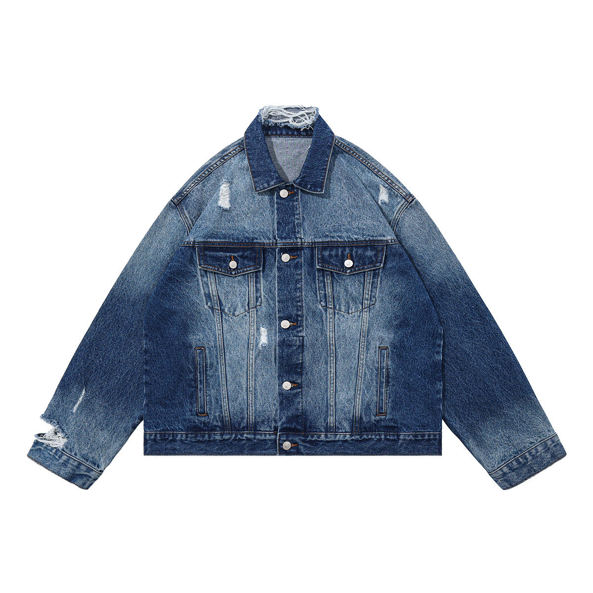 Kairo Denim Jacket , - Streetwear Jacket - Slick Street