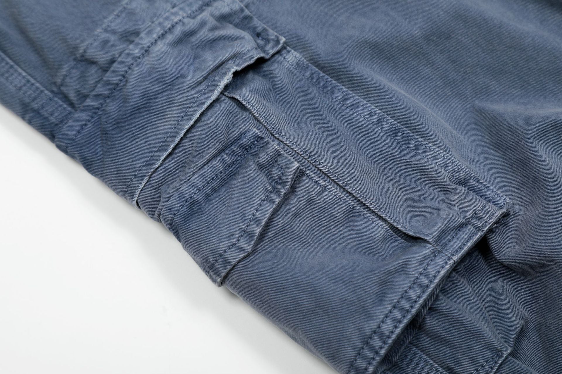 Retro Loose Fit MultiPocket Denim Cargo Jeans , - Streetwear - Slick Street