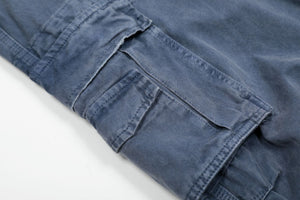 Retro Loose Fit MultiPocket Denim Cargo Jeans , - Streetwear - Slick Street