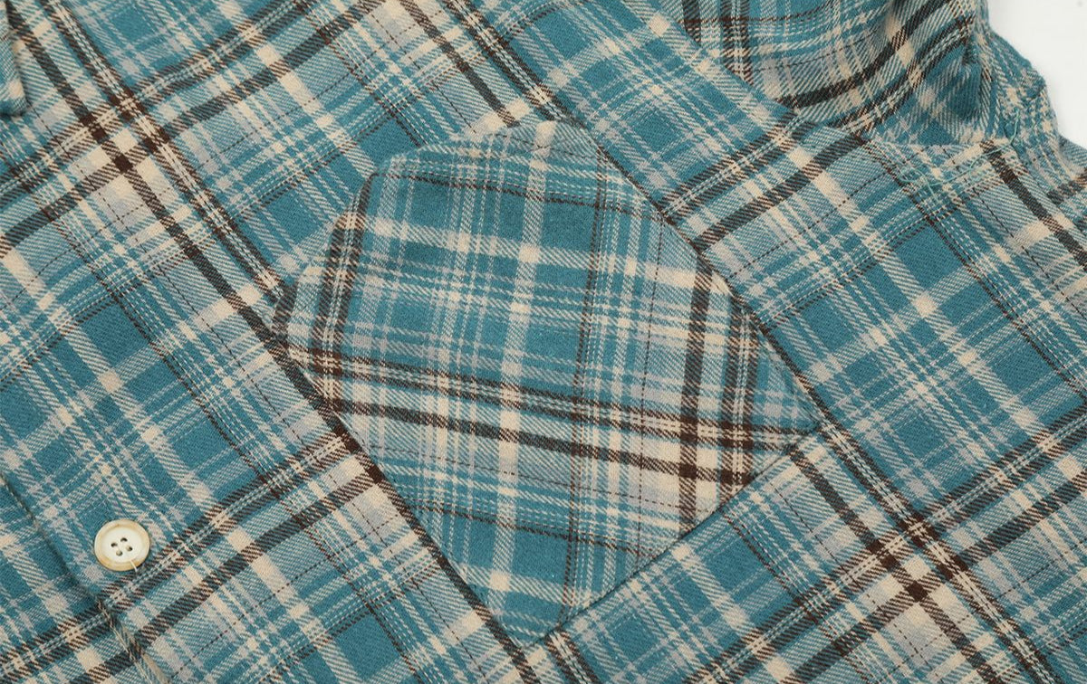 Distressed Plaid Flannel Shirt , - Streetwear Shirt - Slick Street