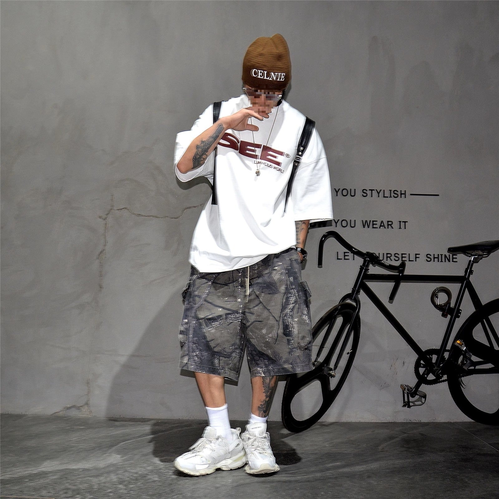 Terrain Camo Cargo Shorts , - Streetwear Shorts - Slick Street
