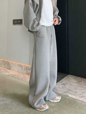 Basic Baggy Joggers Grey, XS - Streetwear Joggers - Slick Street