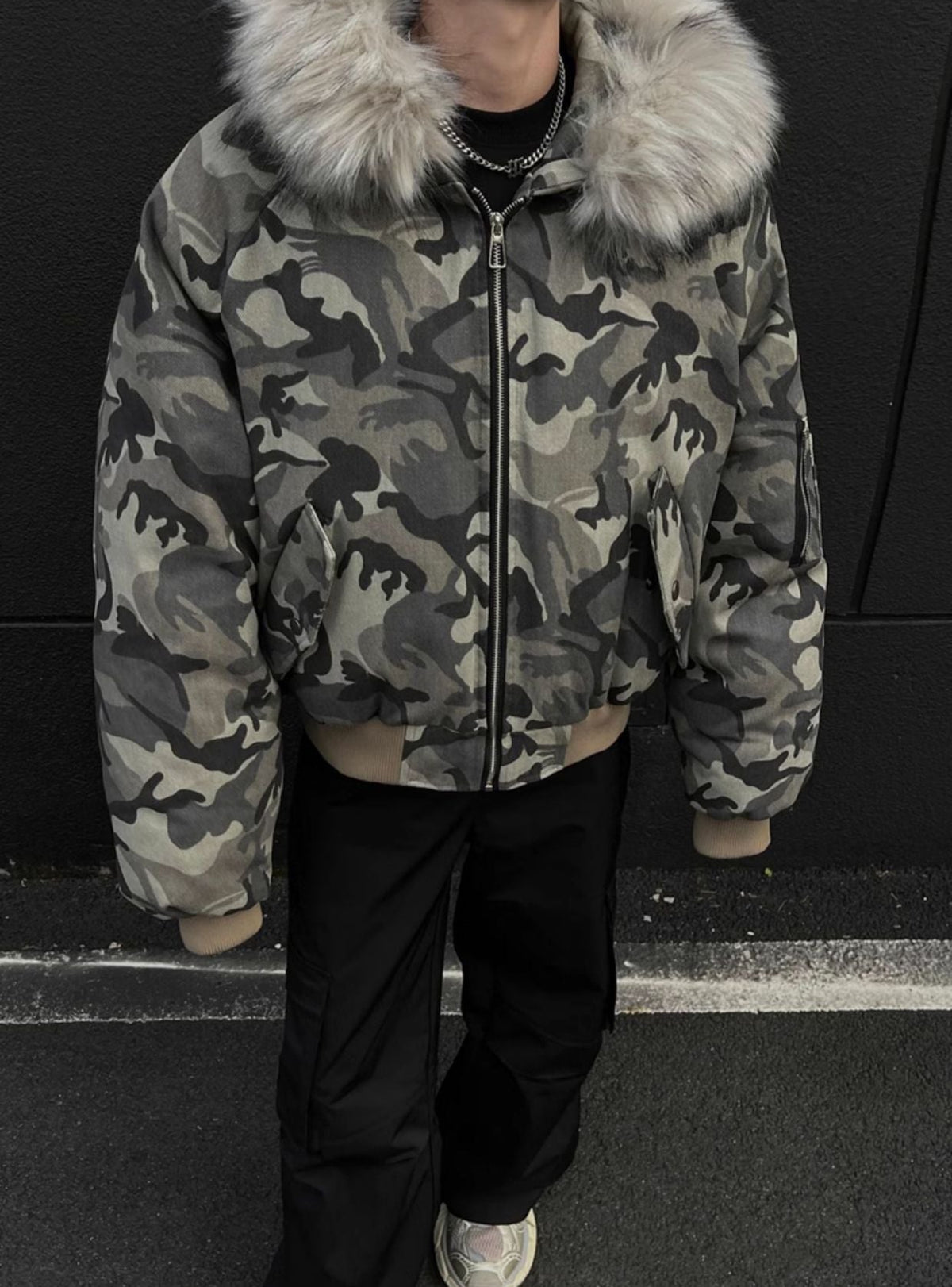 Rell Camo Boxy Jacket , - Streetwear Jacket - Slick Street