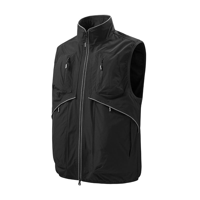 Outdoor MultiPocket Vest , - Streetwear Vest - Slick Street