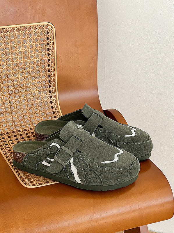 Oasis Suede Clogs , - Streetwear Shoes - Slick Street
