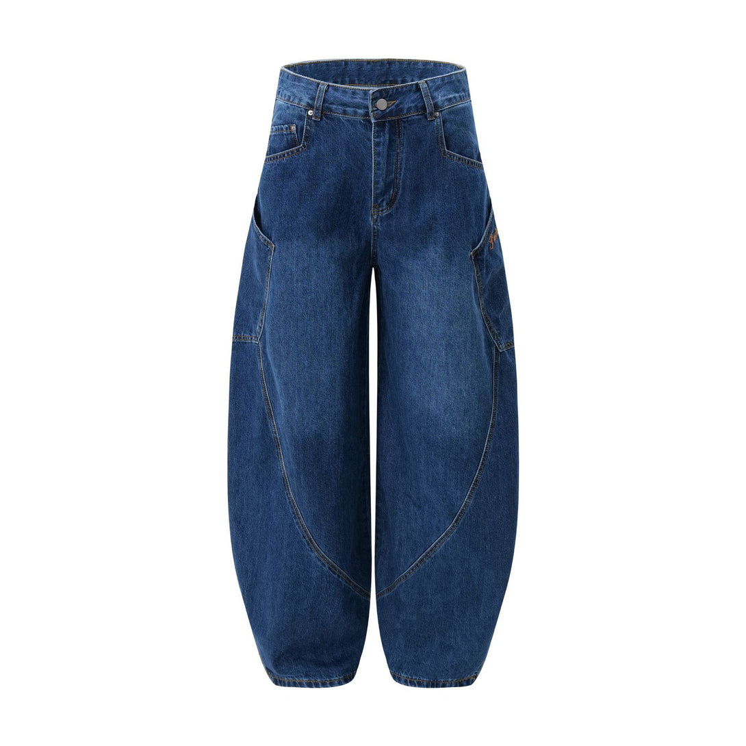 Vintage Wide-Leg Baggy Jeans , - Streetwear Jeans - Slick Street