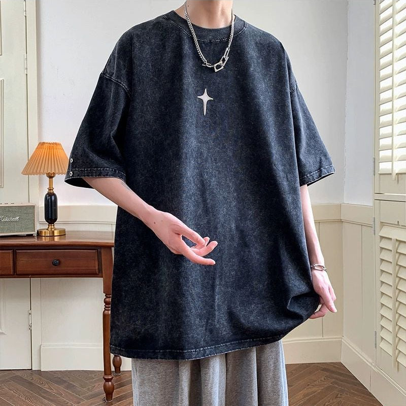 Vintage Washed Heavyweight T-Shirt , - Streetwear T-Shirts - Slick Street