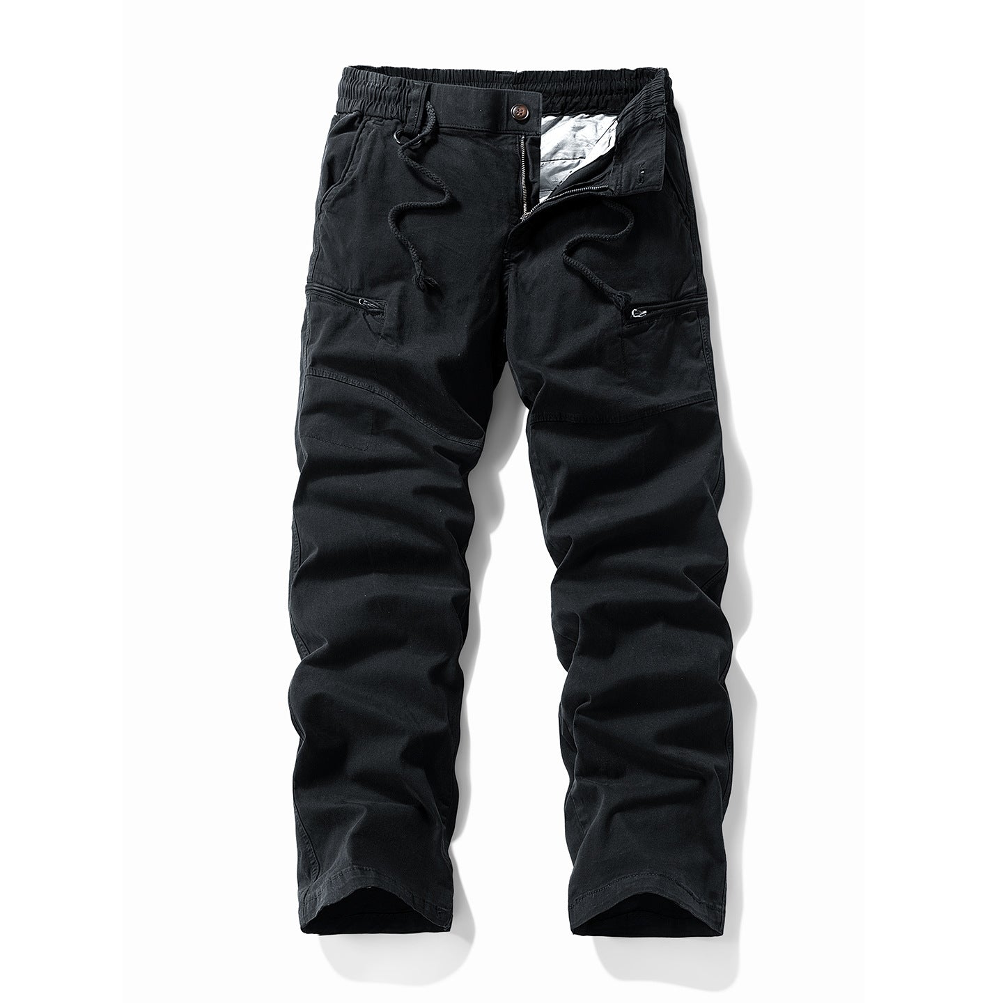 Outpost Cargo Pants Black, 29 - Streetwear Cargo Pants - Slick Street