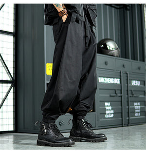Japanese Dark Lantern Pants , - Streetwear Pants - Slick Street