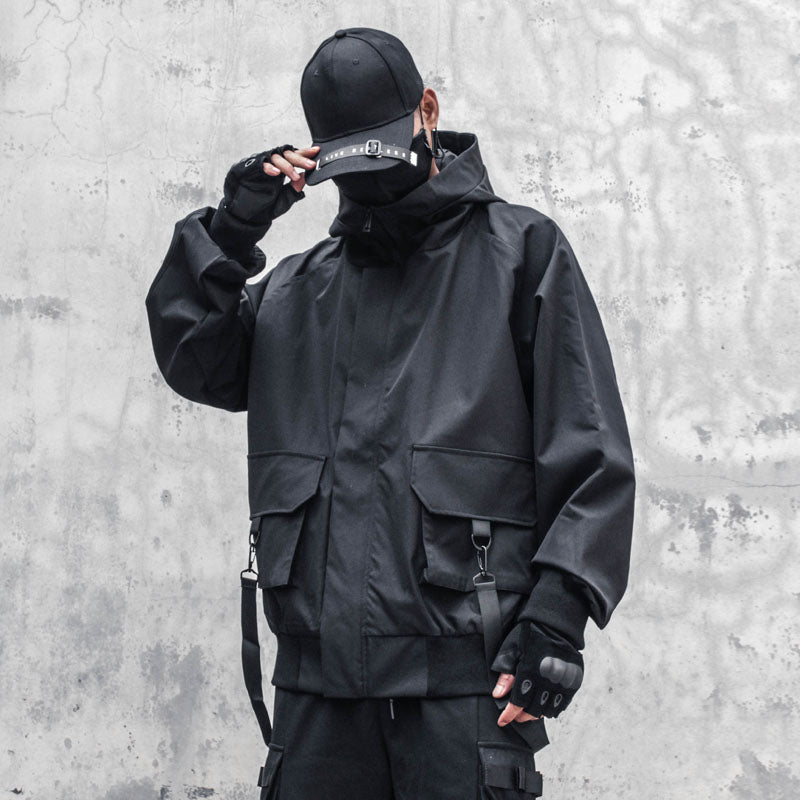 Tech VA26 Jacket Black, XS - Streetwear Jackets - Slick Street
