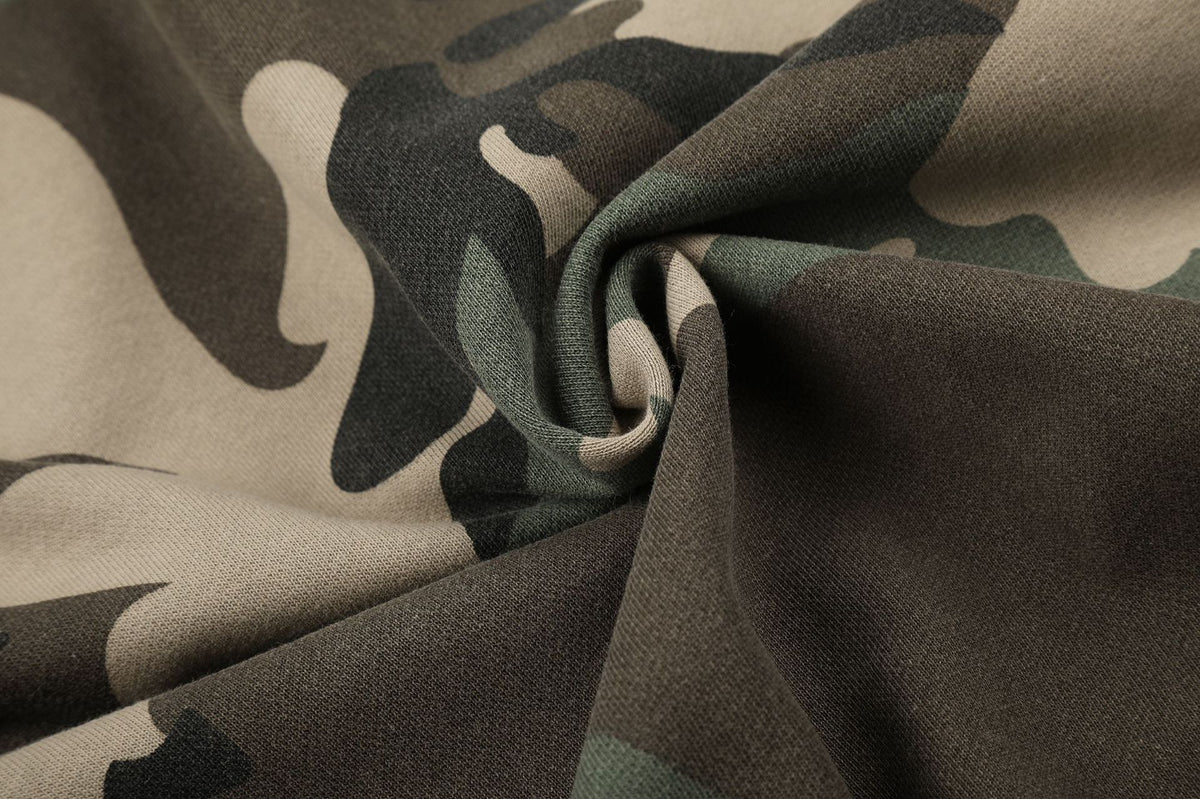 Mako Camo Zip Hoodie , - Streetwear Hoodie - Slick Street