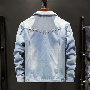 Velvet Thicken Denim Jacket , - Streetwear Jacket - Slick Street