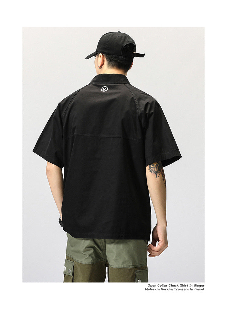 Transit Utility Pullover Shirt , - Streetwear Shirt - Slick Street