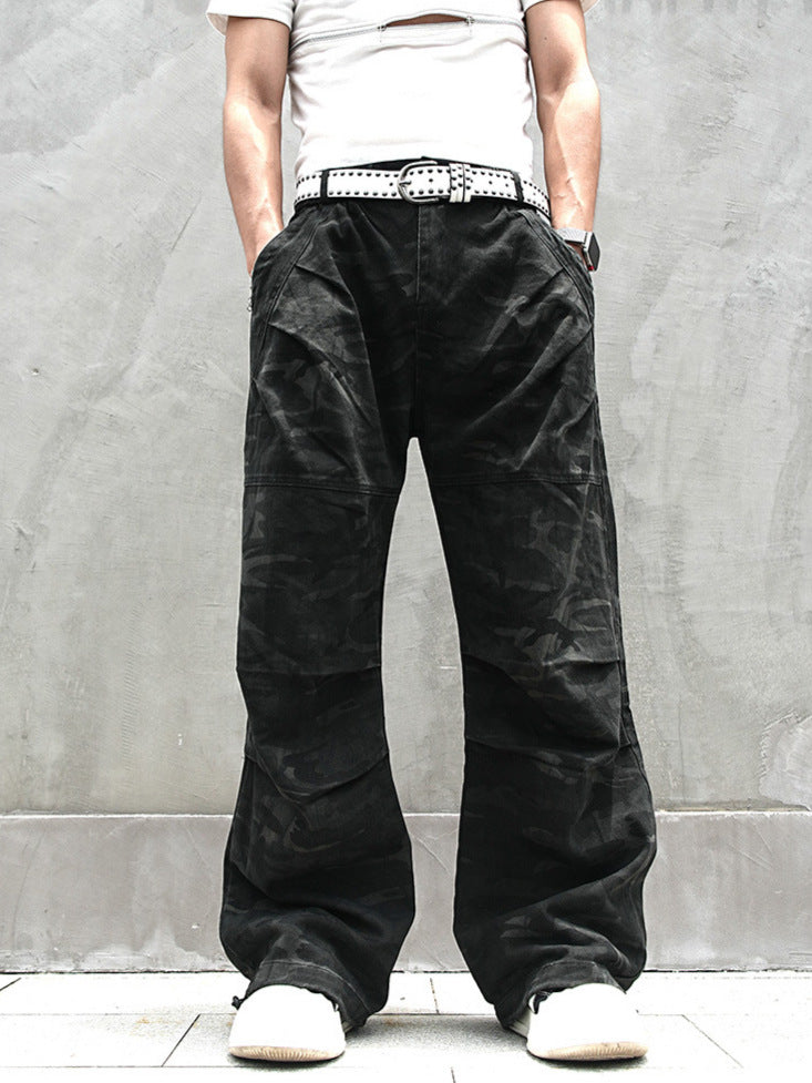 Red Stripe Washed Jeans , - Streetwear Jeans - Slick Street