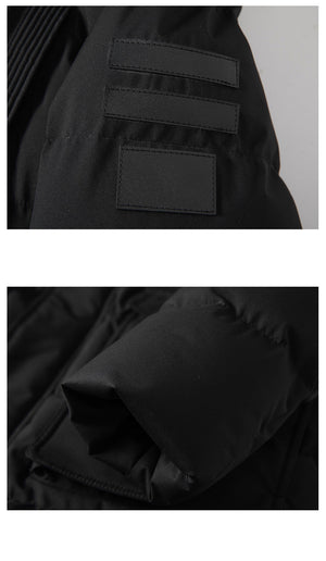 Long Winter Cotton Padded Coat , - Streetwear Coat - Slick Street