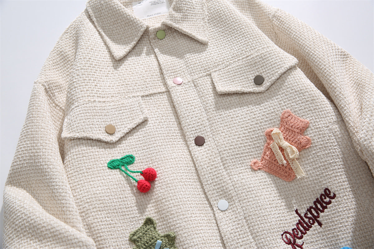 Kuye Japanese Heavy Knit Jacket , - Streetwear Jacket - Slick Street