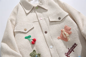 Kuye Japanese Heavy Knit Jacket , - Streetwear Jacket - Slick Street