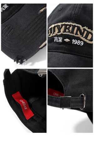 Jiyeind 1989 Baseball Cap , - Streetwear - Slick Street