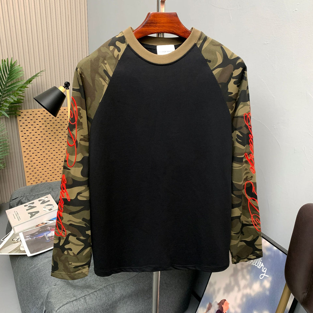 Yori Camo Raglan Long Sleeve