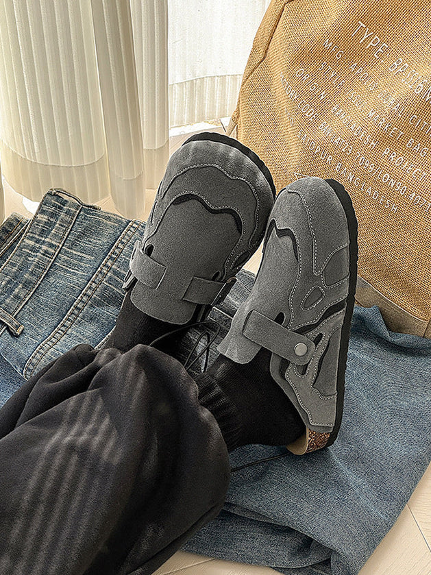 Oasis Suede Clogs , - Streetwear Shoes - Slick Street