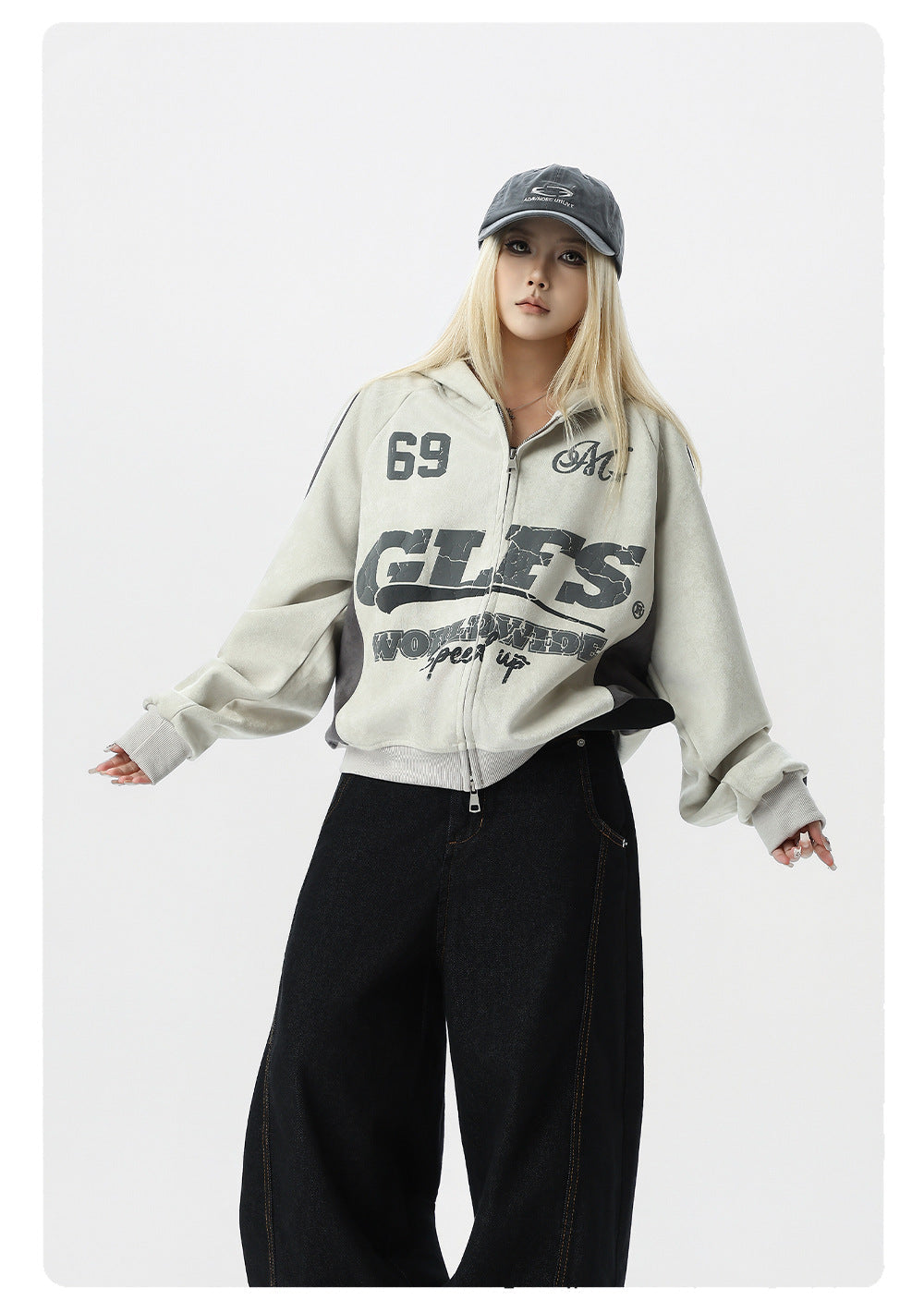 Velocity 69 Zip Hoodie , - Streetwear Hoodie - Slick Street