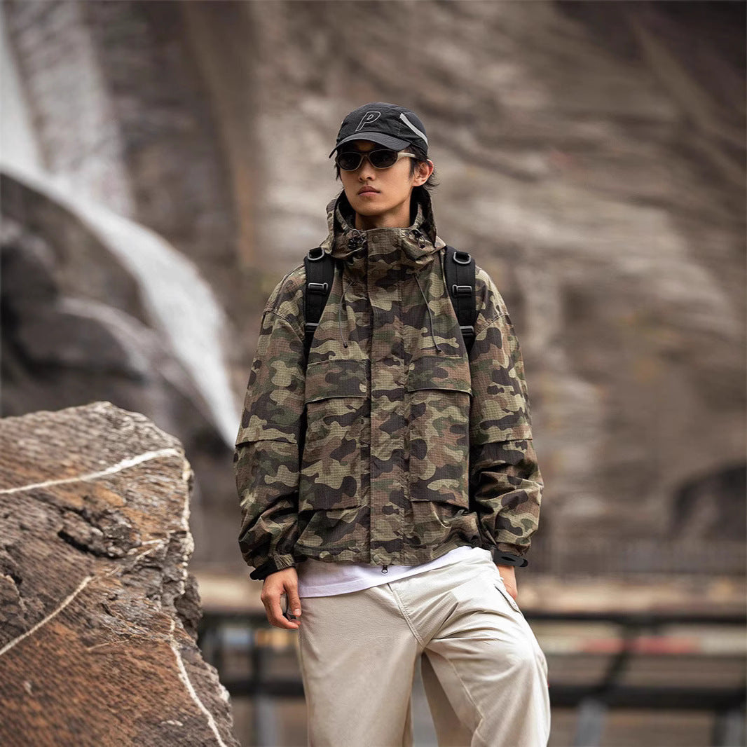 Spring Mountain V1 Lightweight Nylon Jacket , - Streetwear Jacket - Slick Street
