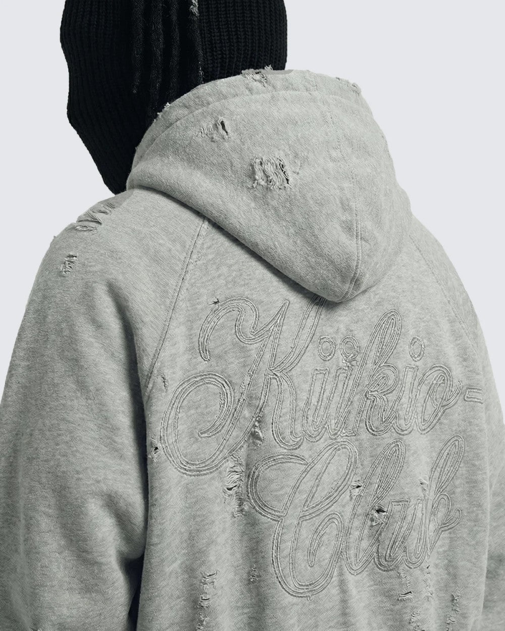 Ghost Distressed Hoodie , - Streetwear Hoodie - Slick Street