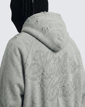 Ghost Distressed Hoodie , - Streetwear Hoodie - Slick Street
