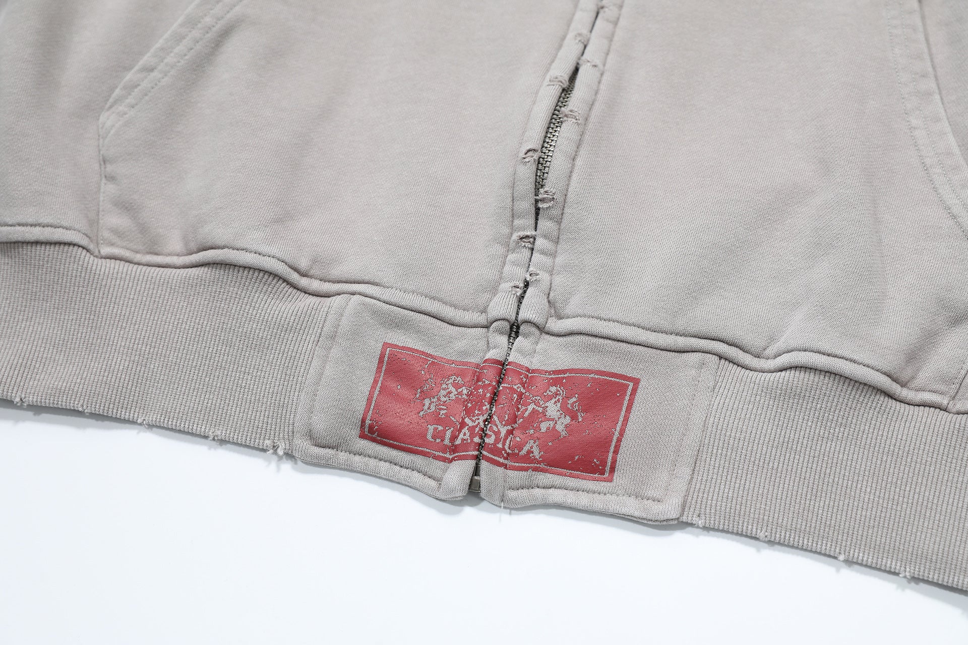 Lior Patchwork Zip Hoodie