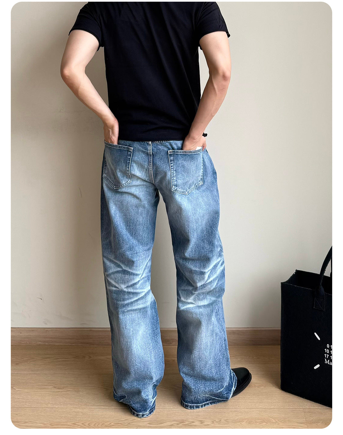 Blue Line Washed Jeans