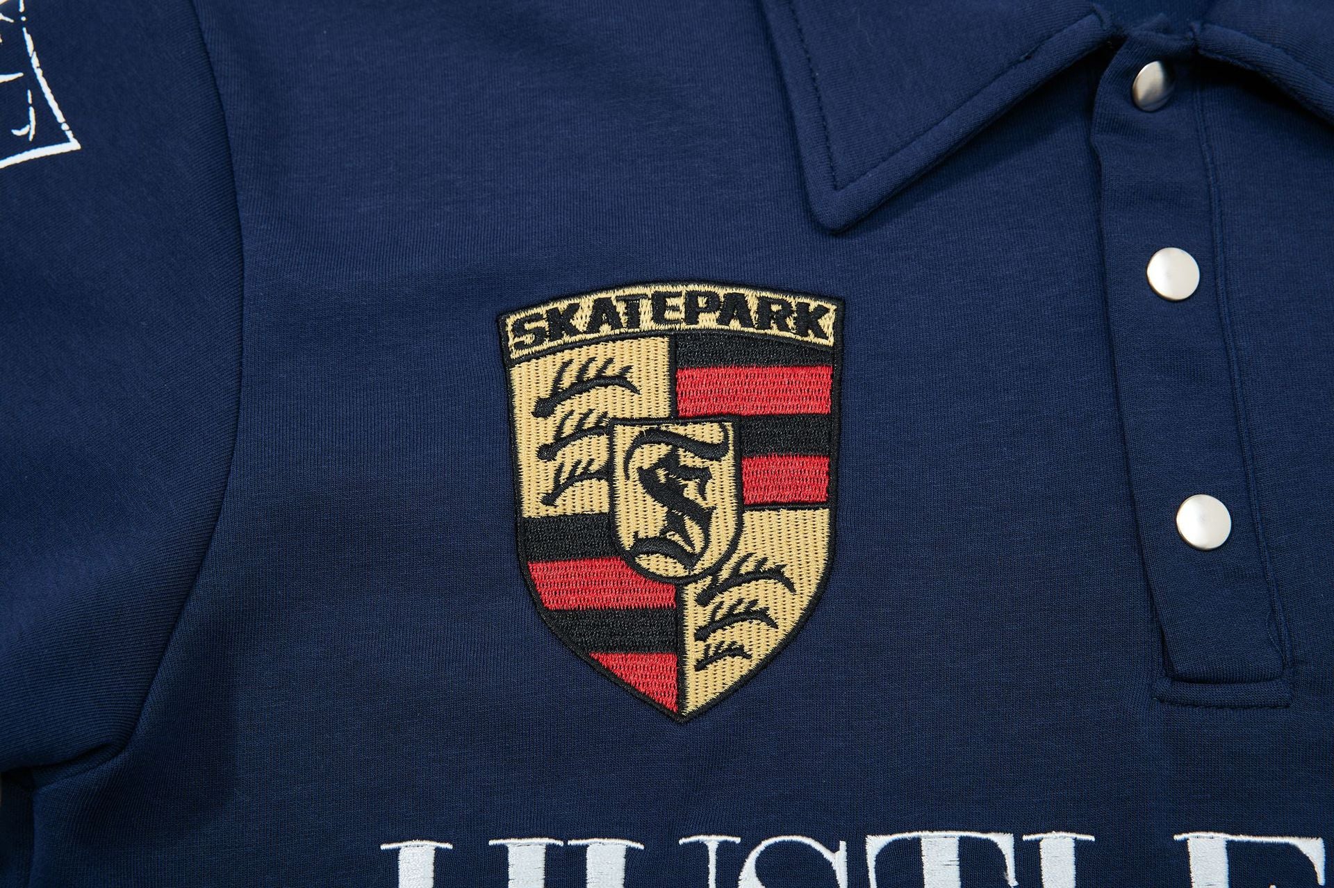Hustle Jersey Polo , - Streetwear T-Shirt - Slick Street