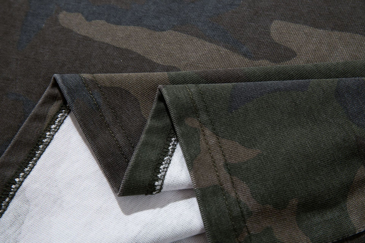 Luxe Camo Waffle Knit Long Sleeve