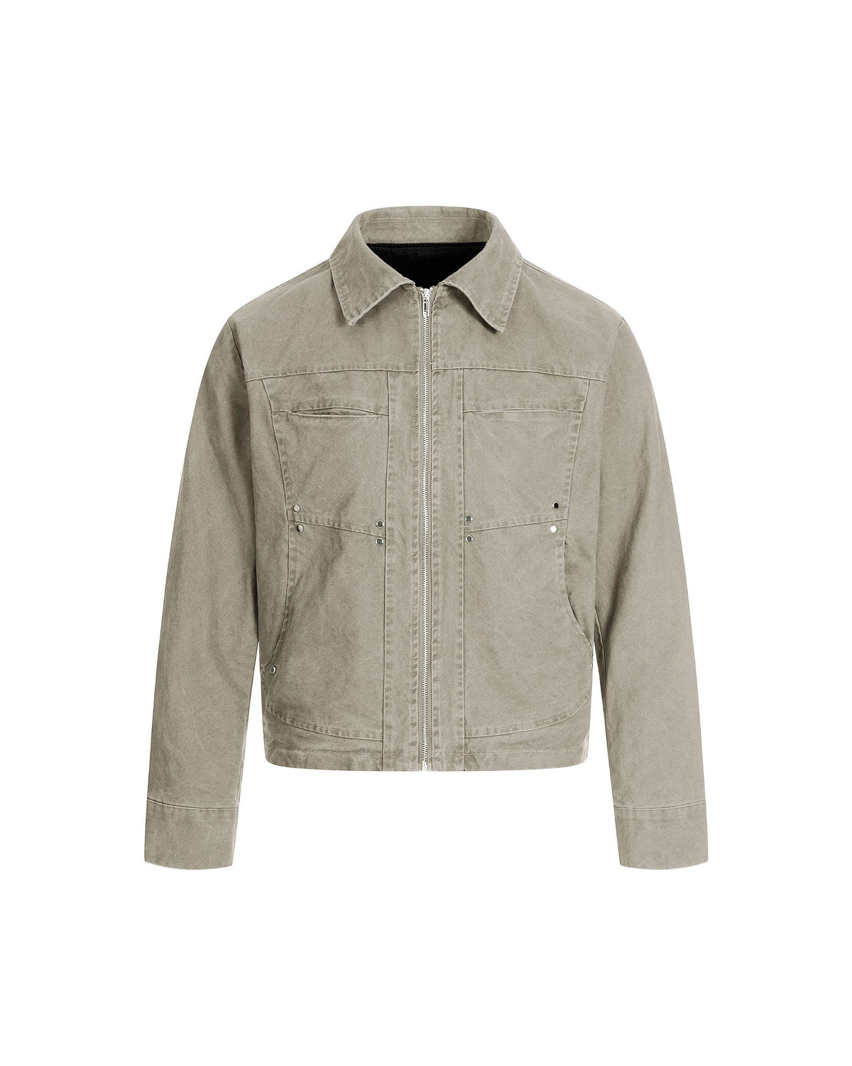 Versatile Workwear Jacket Grey, XS - Streetwear Jacket - Slick Street