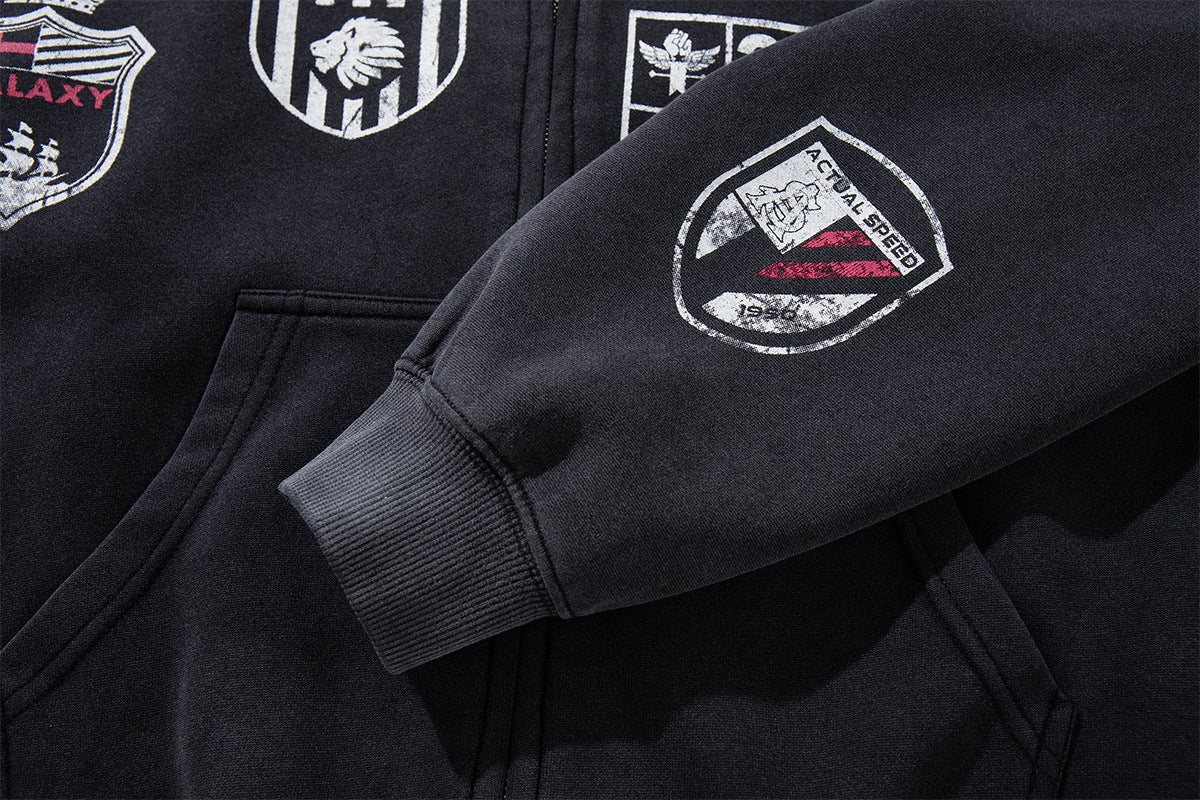 Zaneer Logo Zip Hoodie