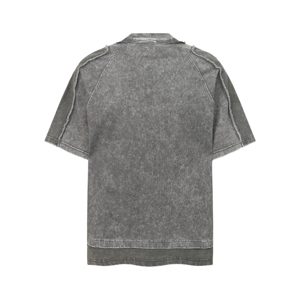 Washed Retro Heavy Cotton Tee , - Streetwear T-Shirt - Slick Street