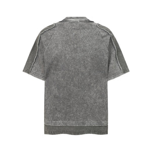 Washed Retro Heavy Cotton Tee , - Streetwear T-Shirt - Slick Street