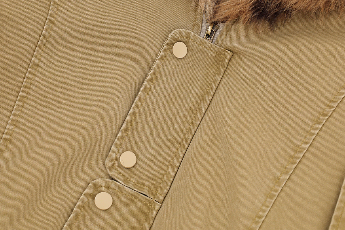 Kell Quilted Fur Jacket