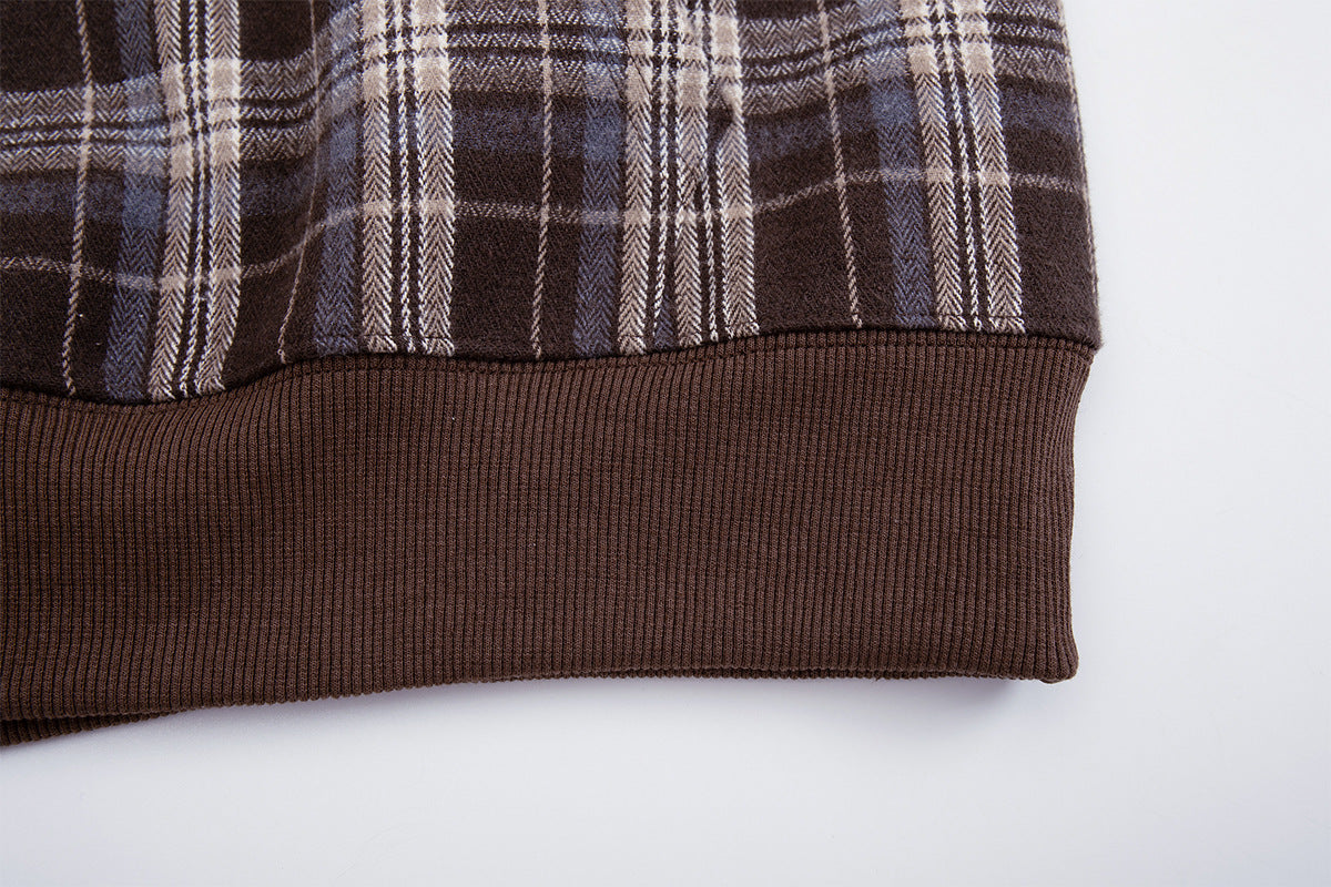 Rook Plaid Hoodie , - Streetwear Hoodie - Slick Street