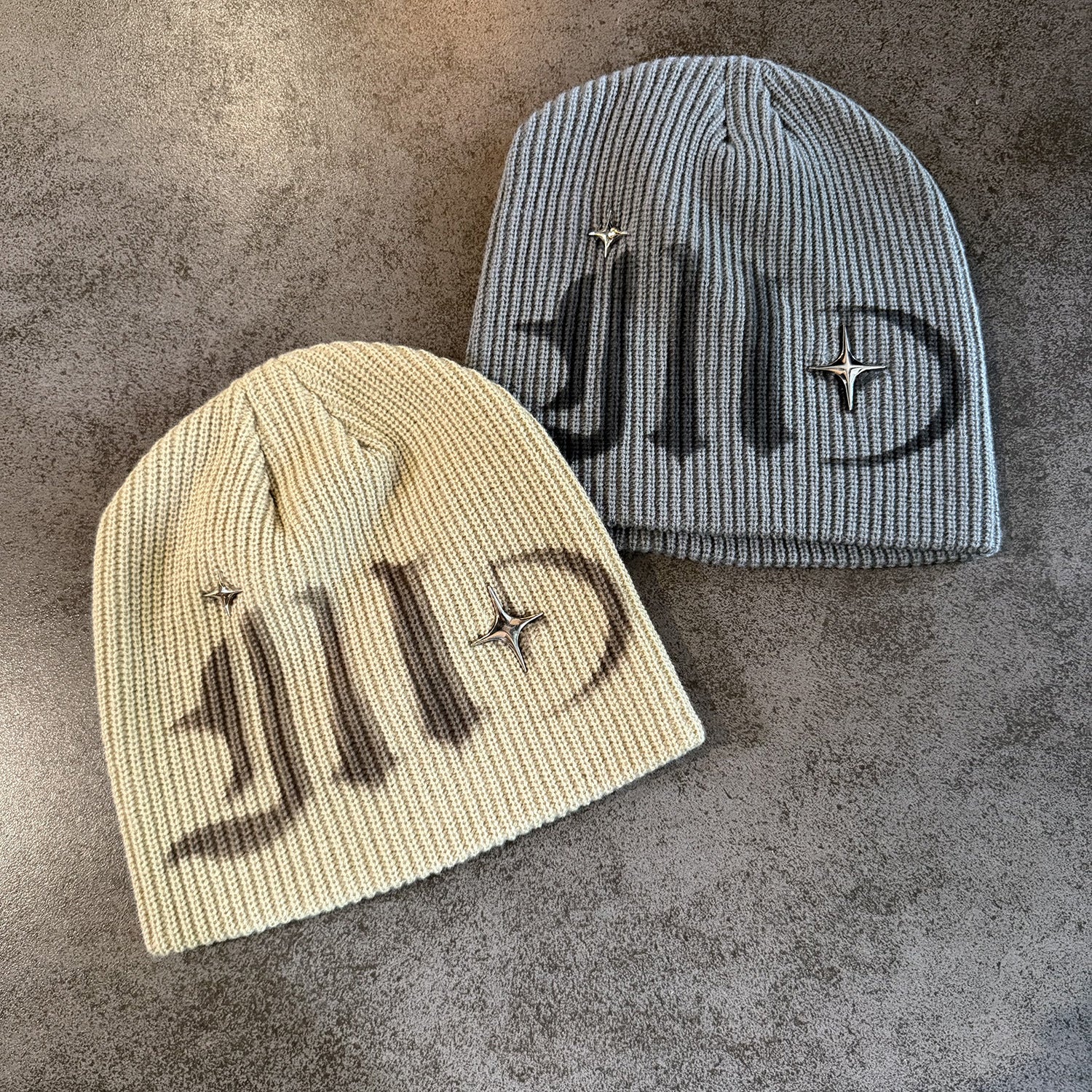 Metallic Star Beanie
