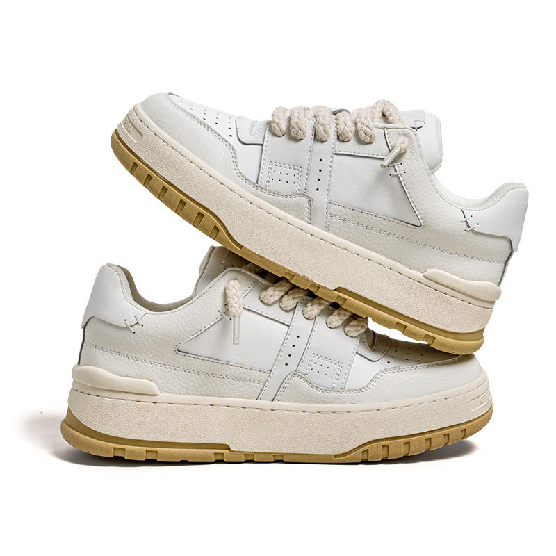 Rope Court Low - Beige White , - Streetwear Shoes - Slick Street