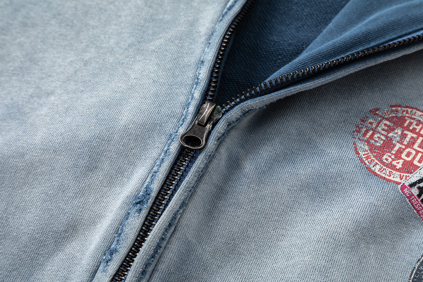 Knox Washed Boxy Zip Hoodie , - Streetwear Hoodie - Slick Street