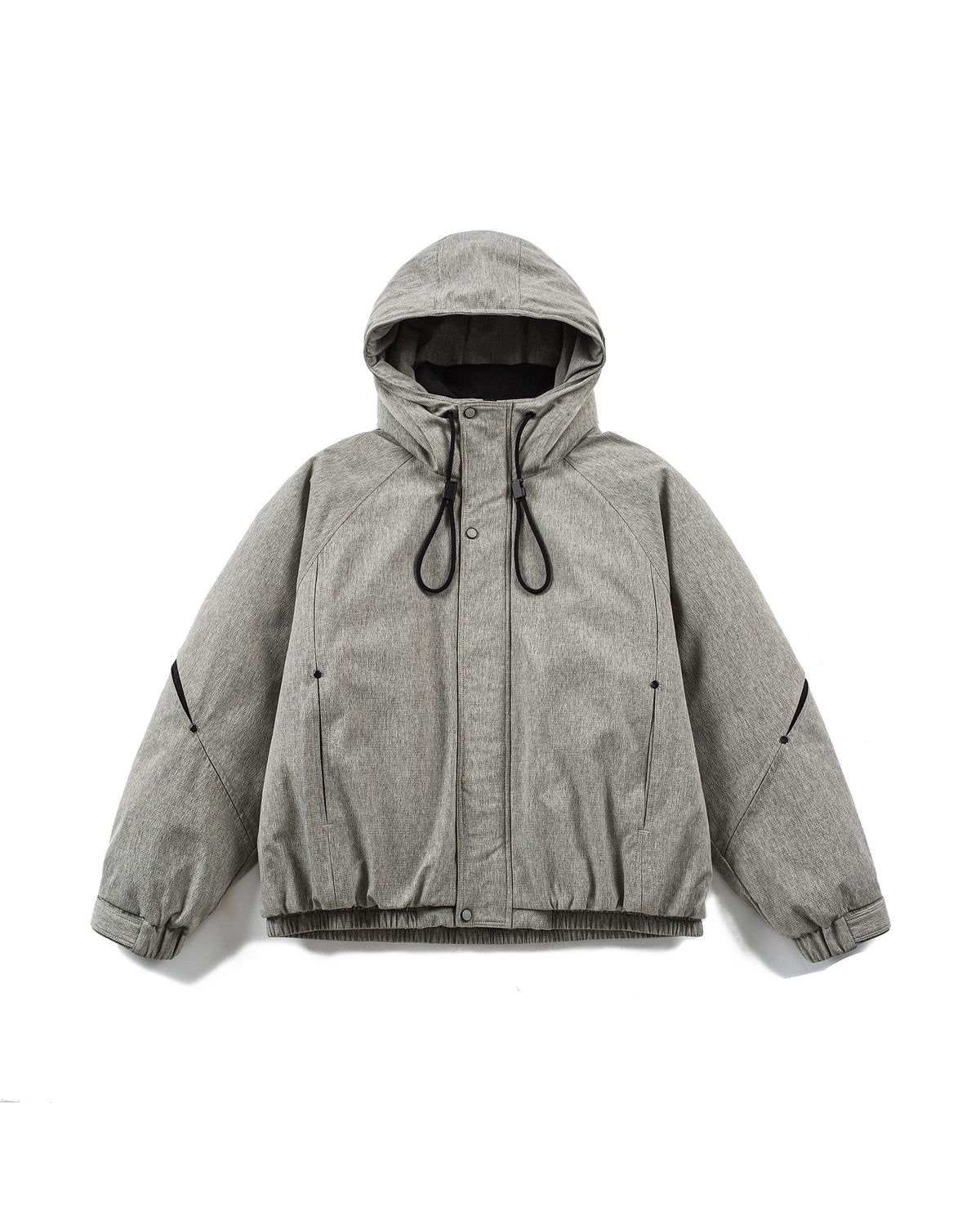 Venture Thick Winter Jacket Grey, S - Streetwear Jacket - Slick Street