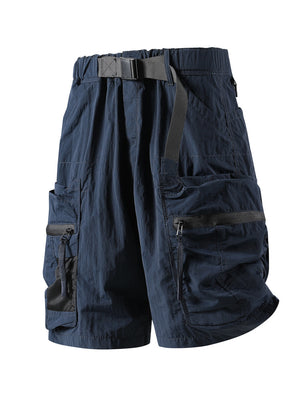 Recon Utility Shorts Navy Blue, XS - Streetwear Shorts - Slick Street